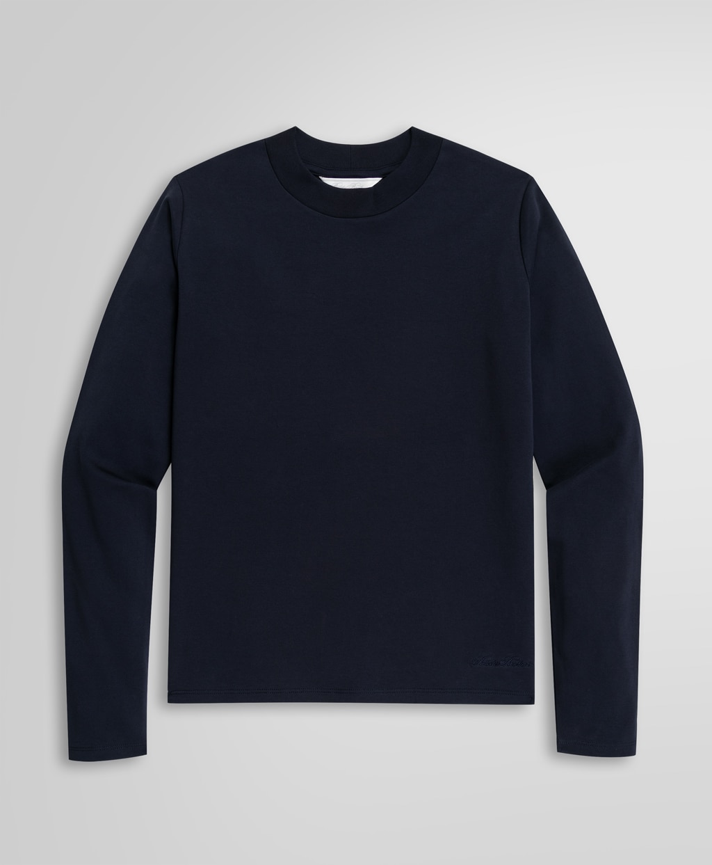 コットンスムース クルーネック ロングスリーブ Tシャツ | Brooks