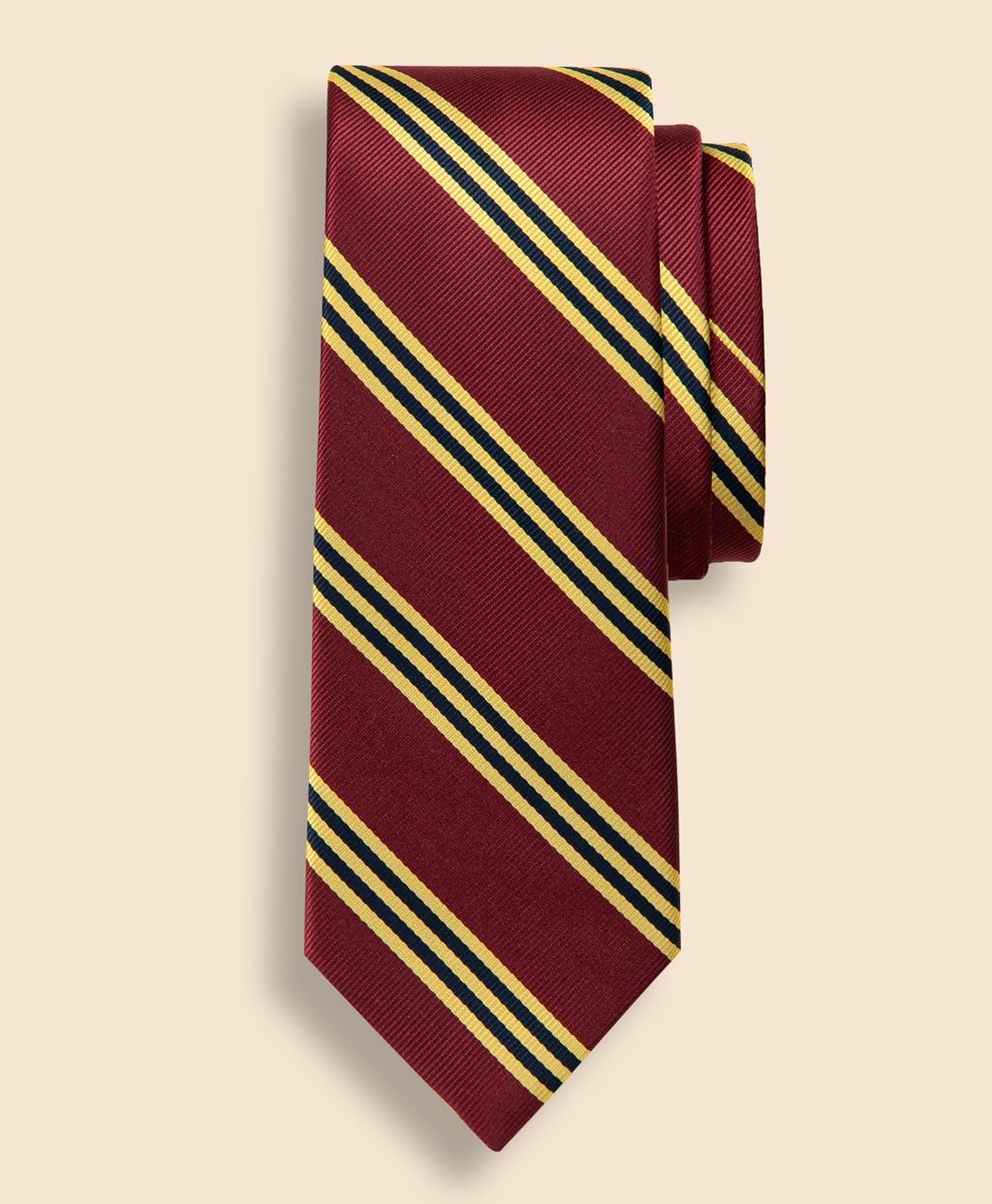 シルク BB#1ストライプ レップタイ Made in USA | Brooks Brothers
