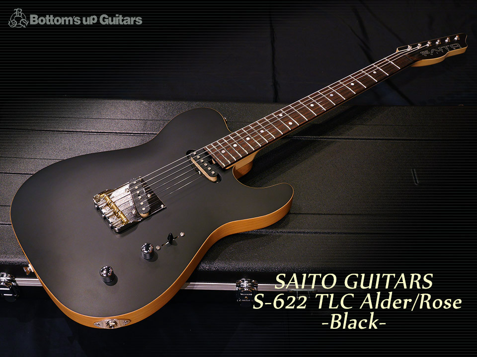 SAITO GUITARS S-622TLC Alder/Rose - Black - 齋藤楽器工房 製品