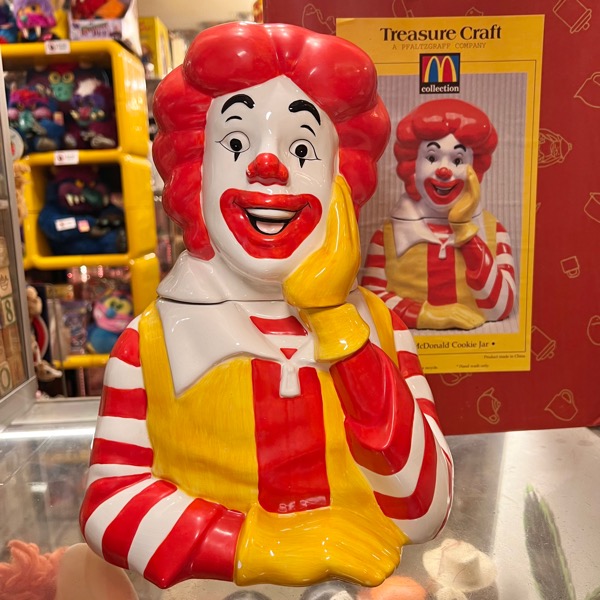 McDonald's Ronald Mcdonald Cookie Jar マクドナルド ロナルド