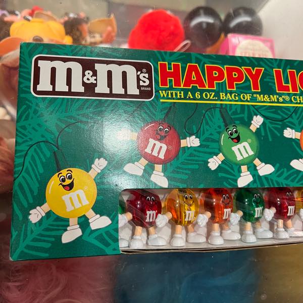 m&m's エムアンドエムズ ホリデー ハッピーライト 20連ストリング