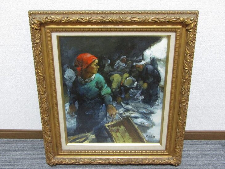 洋画家 工藤和男の油絵や浮世絵 木版画など ｜骨董品買取・和楽器買取