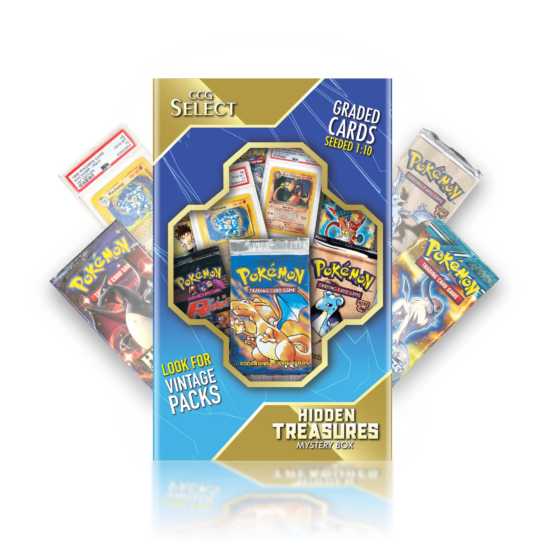 Hidden Treasures Mystery Box | 4 Booster Packs + Guaranteed Bonus