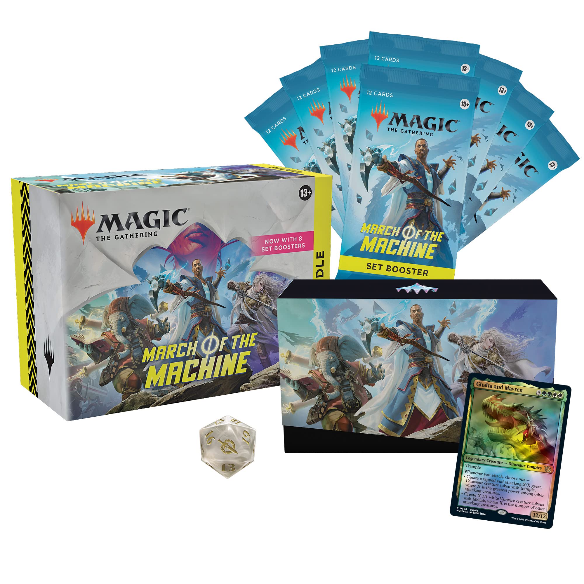 Magic The Gathering March of the Machine Bundle: 8 Set Boosters +
