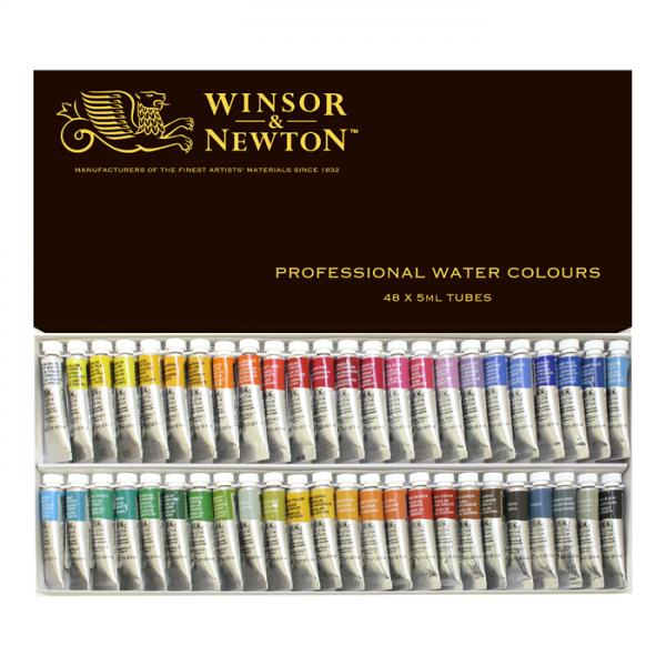 ウィンザー&ニュートン プロフェッショナルウォーターカラー 5ml 48色