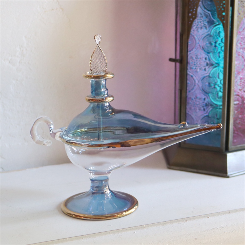 エジプトガラス香水瓶 アラジンランプ Egyptian Perfume Bottle