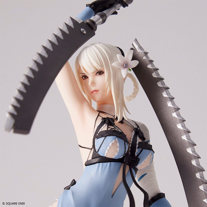 大胆なポージング！『ニーアレプリカント』より「カイネ」が双剣を携え