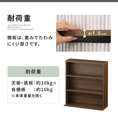 薄型本棚 2台セット 本棚 ラック カラーボックス おしゃれ ぼん家具
