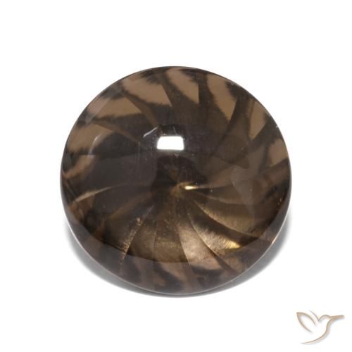 Shop natural 5.23ct 非常に薄い茶色 スモーキークォーツ gems