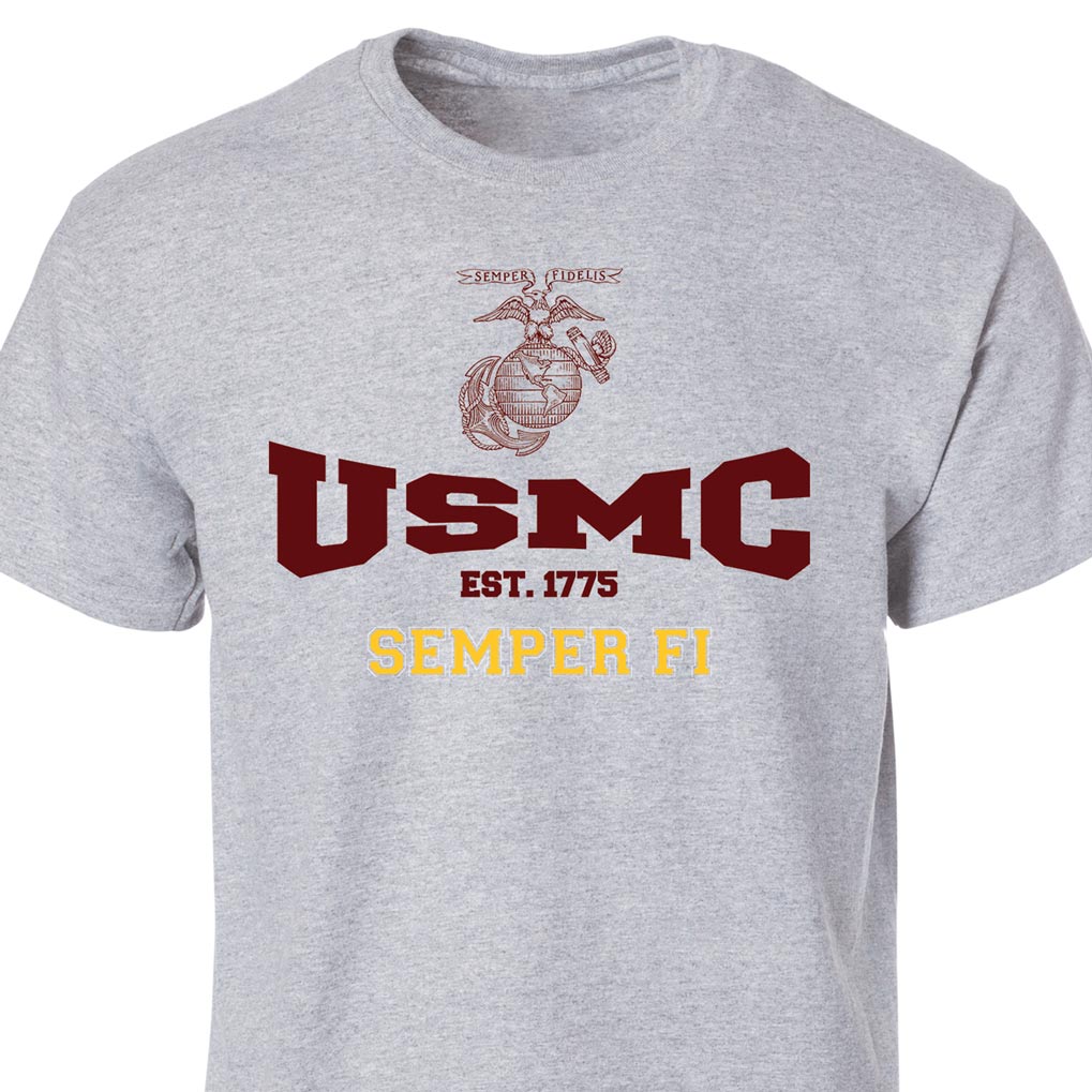 USMC Semper Fi Est 1775 T-shirt – SGT GRIT