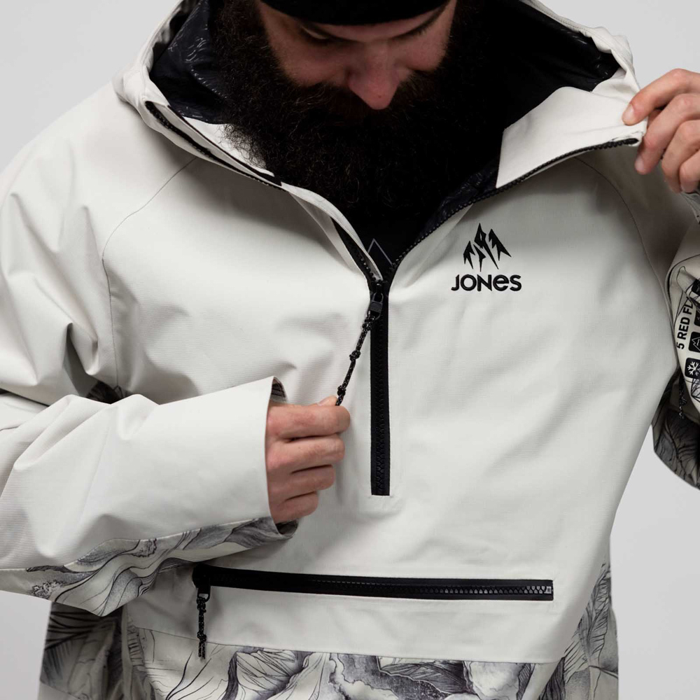 JONES SNOWBOARDS Men's MTN Surf Recycled Anorak Jacket - 2024