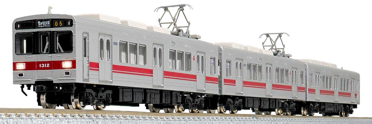 31842＞東急電鉄1000系（池上線・東急多摩川線・赤帯・1013編成）3両