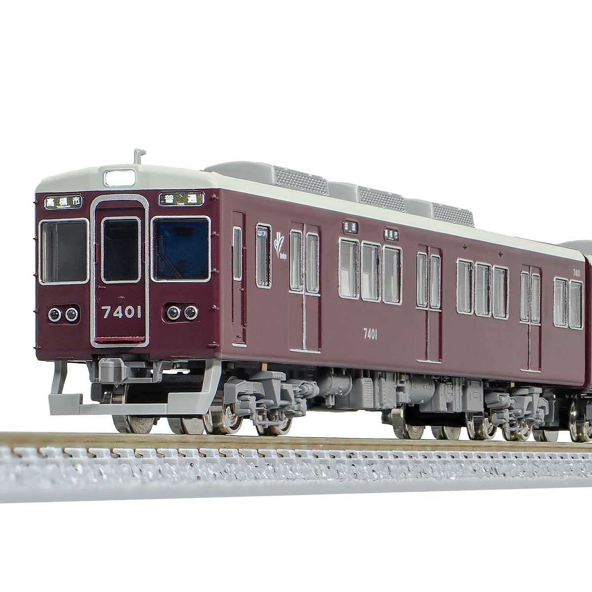50817＞阪急7300系 （京都線・7300編成タイプ）7両編成セット（動力