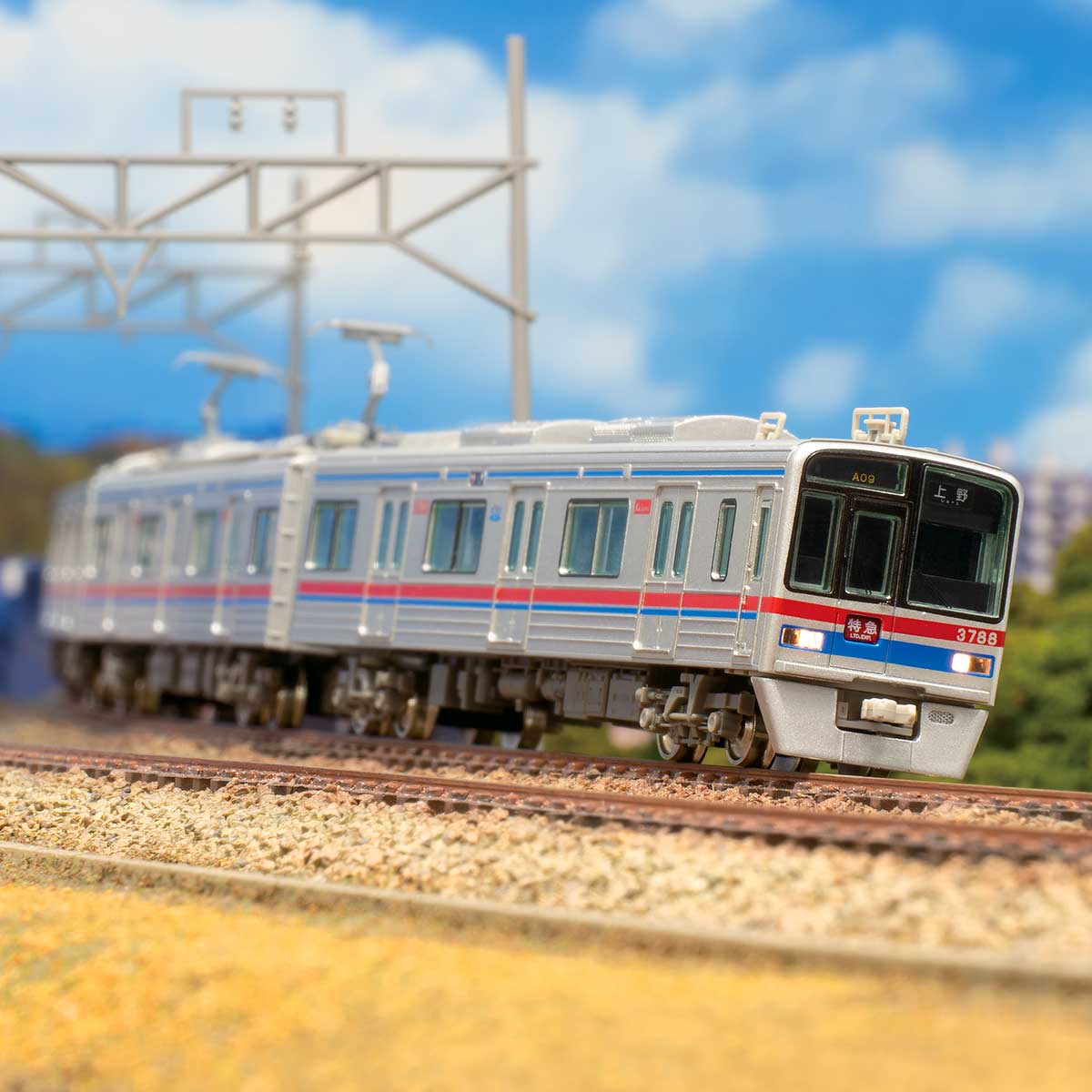 50688＞京成3700形 シングルアームパンタグラフ搭載 8両編成セット