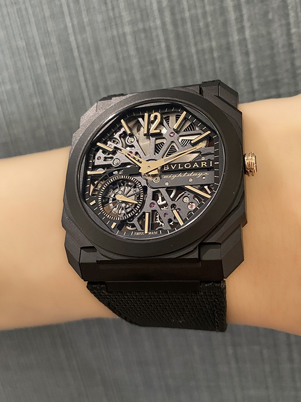 ブルガリ(BVLGARI) オクト フィニッシモ スケルトン エイトデイズ Octo