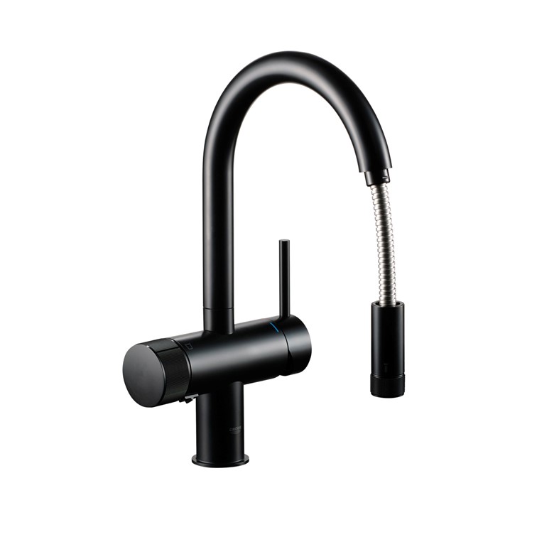 ミンタ 浄水器一体型シングルレバーキッチン混合栓 寒冷地仕様｜製品