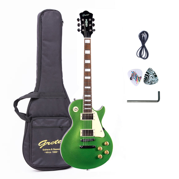 GROTE Guitar LP Style Metallic Paints Solid Body Electric Guitar