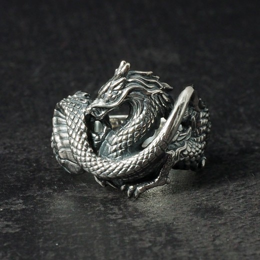 青龍｜神代 - Ring - Collection｜Guardia - シルバーアクセサリー