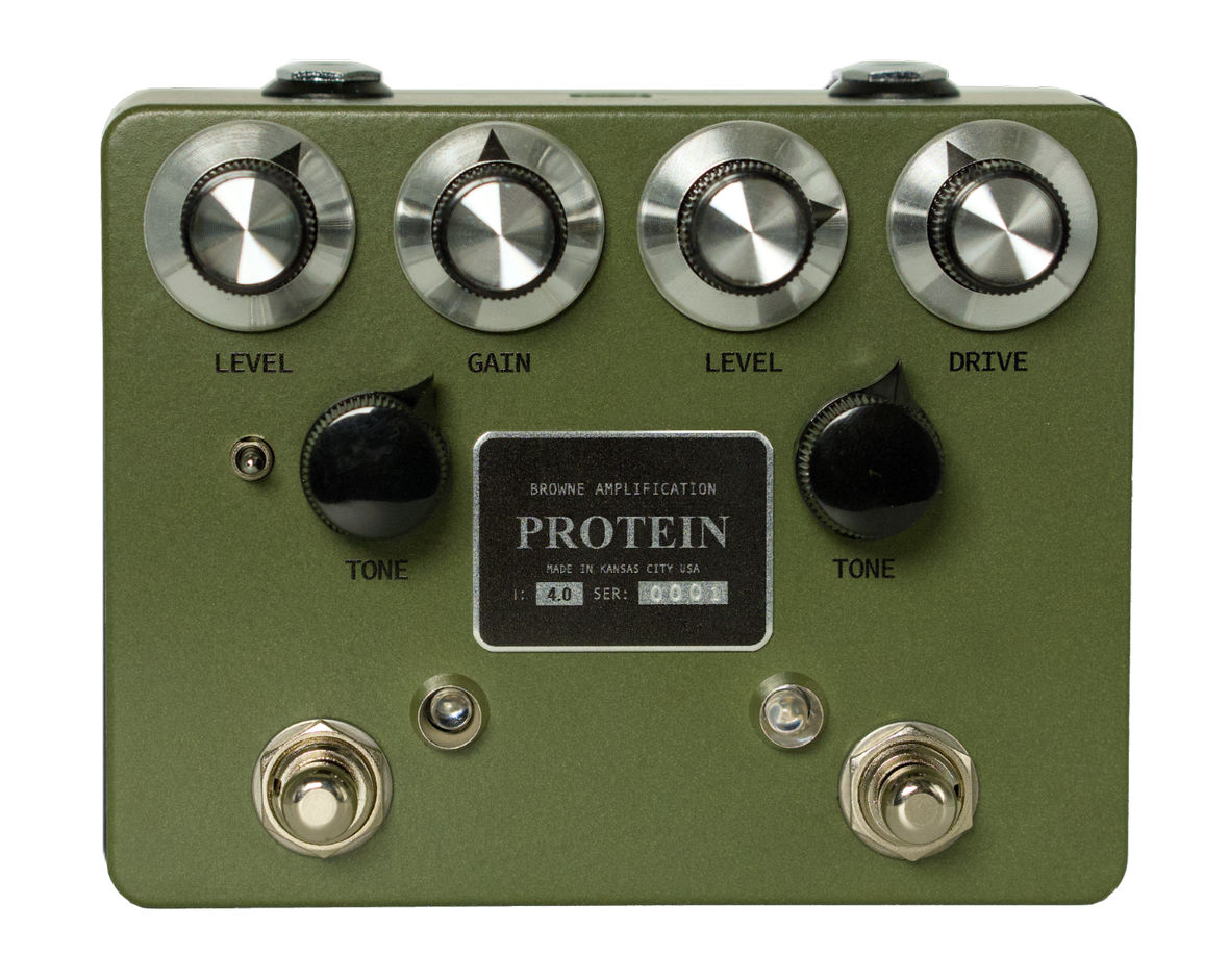 Brown Amplification Protein Dual Overdrive V4 in Green