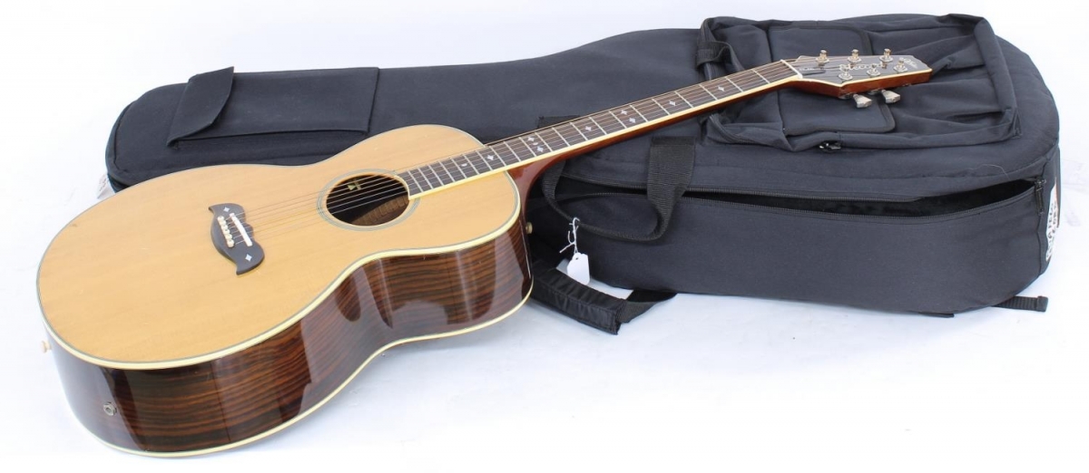 1980s Aria Elecord FE60 electro-acoustic guitar, made in Japan