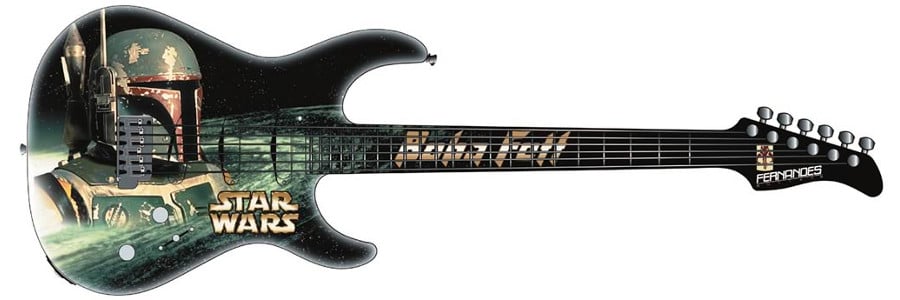 FERNANDES RETROROCKET STAR WARS BOBA FETT electric guitars