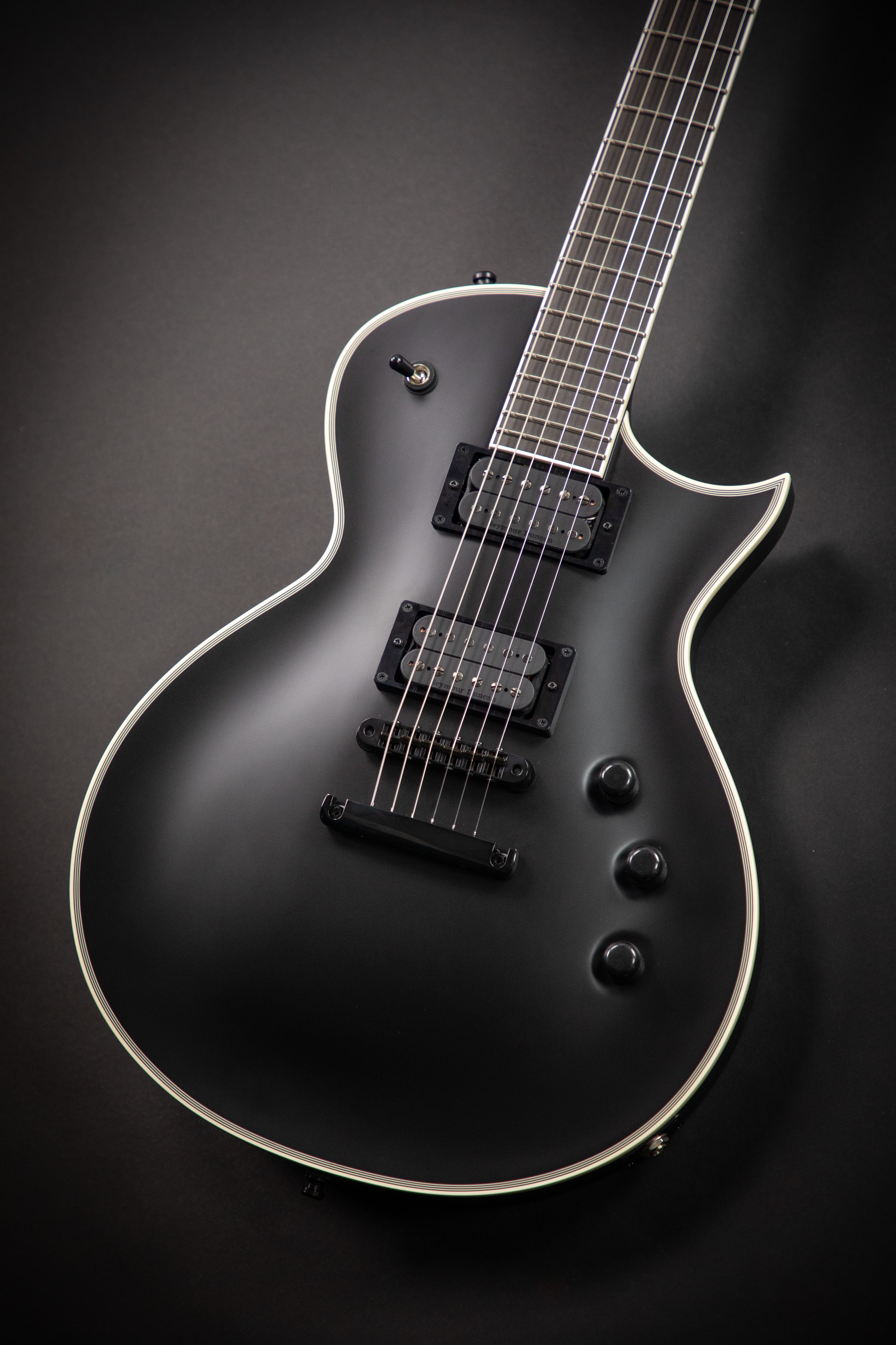 ESP Custom Shop EC-CTM Black Satin – Guitars Rebellion