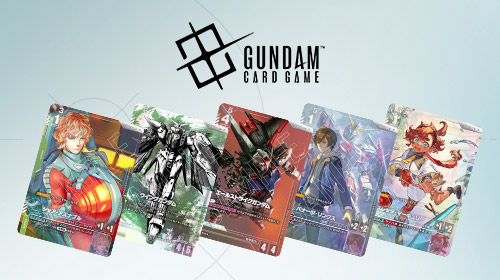 ガンダムカードゲーム Ver.β」参戦作品の声優直筆サイン入りパラレル