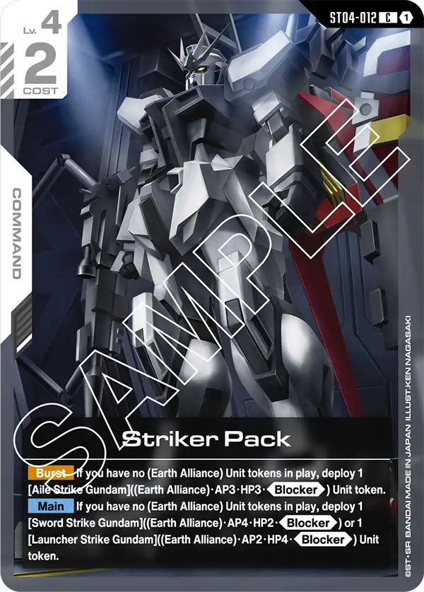 ST04 Earth Alliance / ZAFT | GUNDAM CARD GAME Official Website