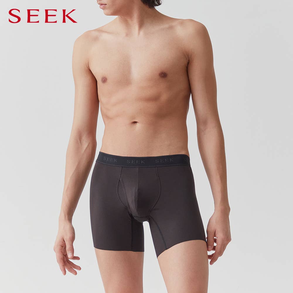 カットオフ】セミロングボクサーパンツ（前あき）【SALE】 EE7180