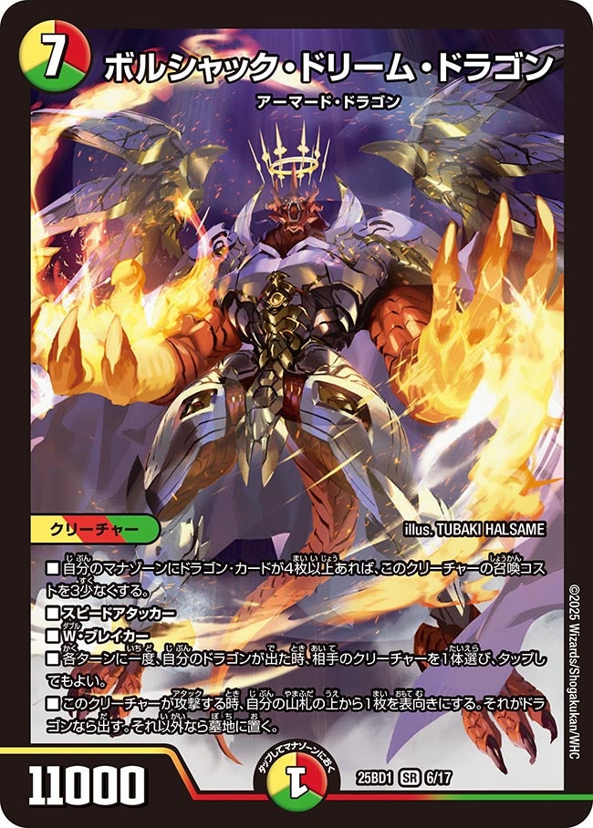 DM25-BD1/BD2 ドリーム英雄譚デッキ 「ボルシャックの書