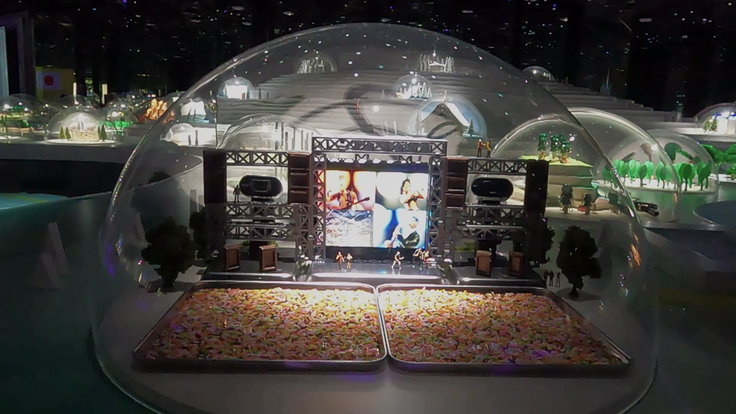 ドバイ万博日本館 「Scene3：現代日本のテクノロジー」展示コンテンツ