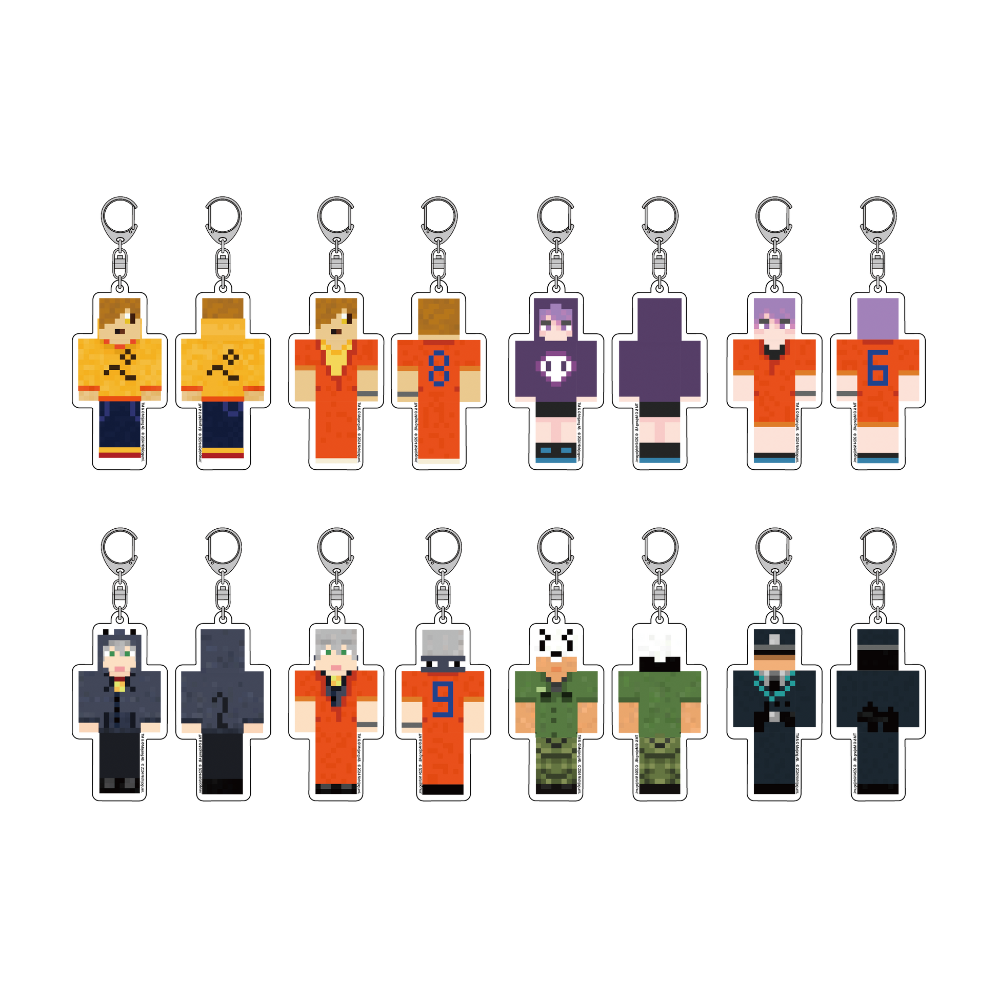 日常組】マインクラフトアクリルキーホルダー ぺいんと – .1