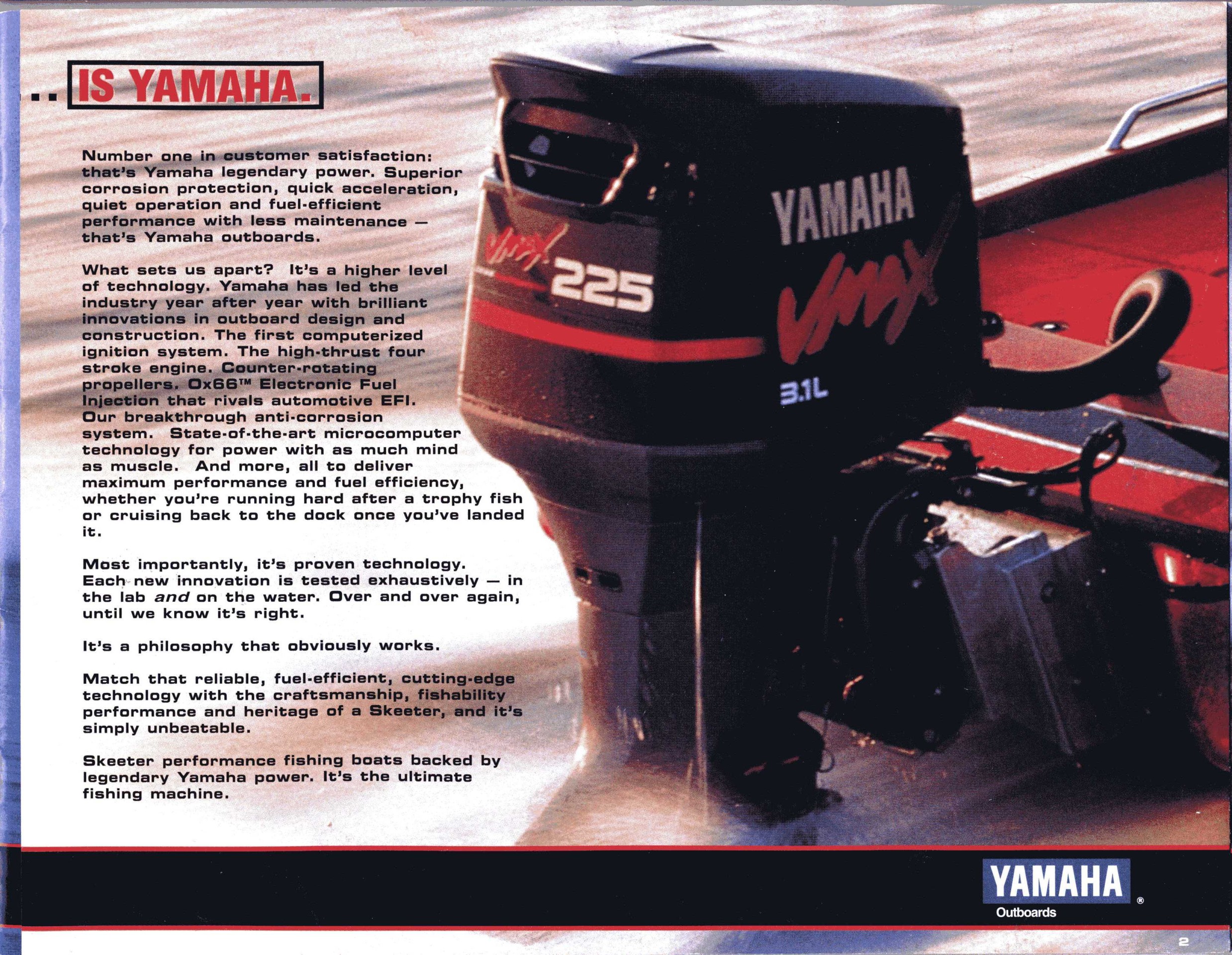 1999 Skeeter Fishing Boats Brochure