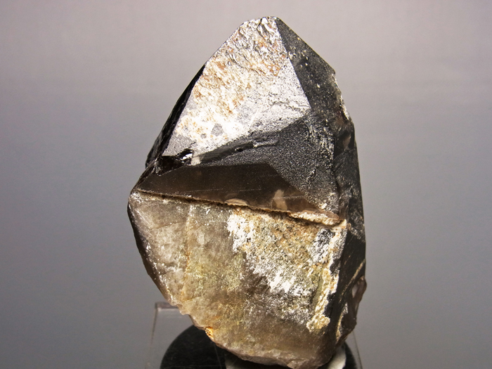 岐阜県蛭川田原産 煙水晶＆玉滴石 (Smoky Quartz & Hyalite / Japan