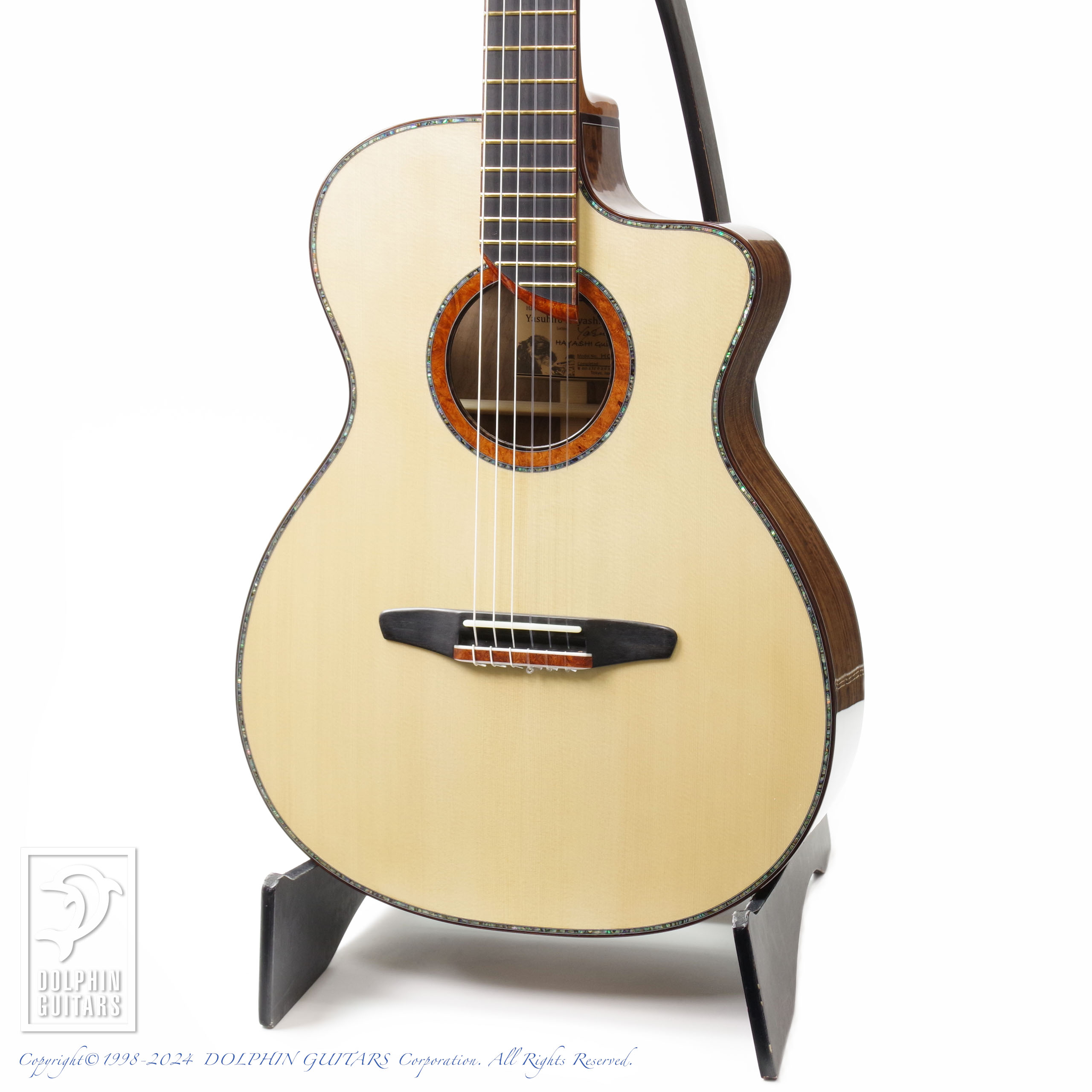 HAYASHI GUITARS Hatsune Crossover (Nylon Strings)|ドルフィンギターズ