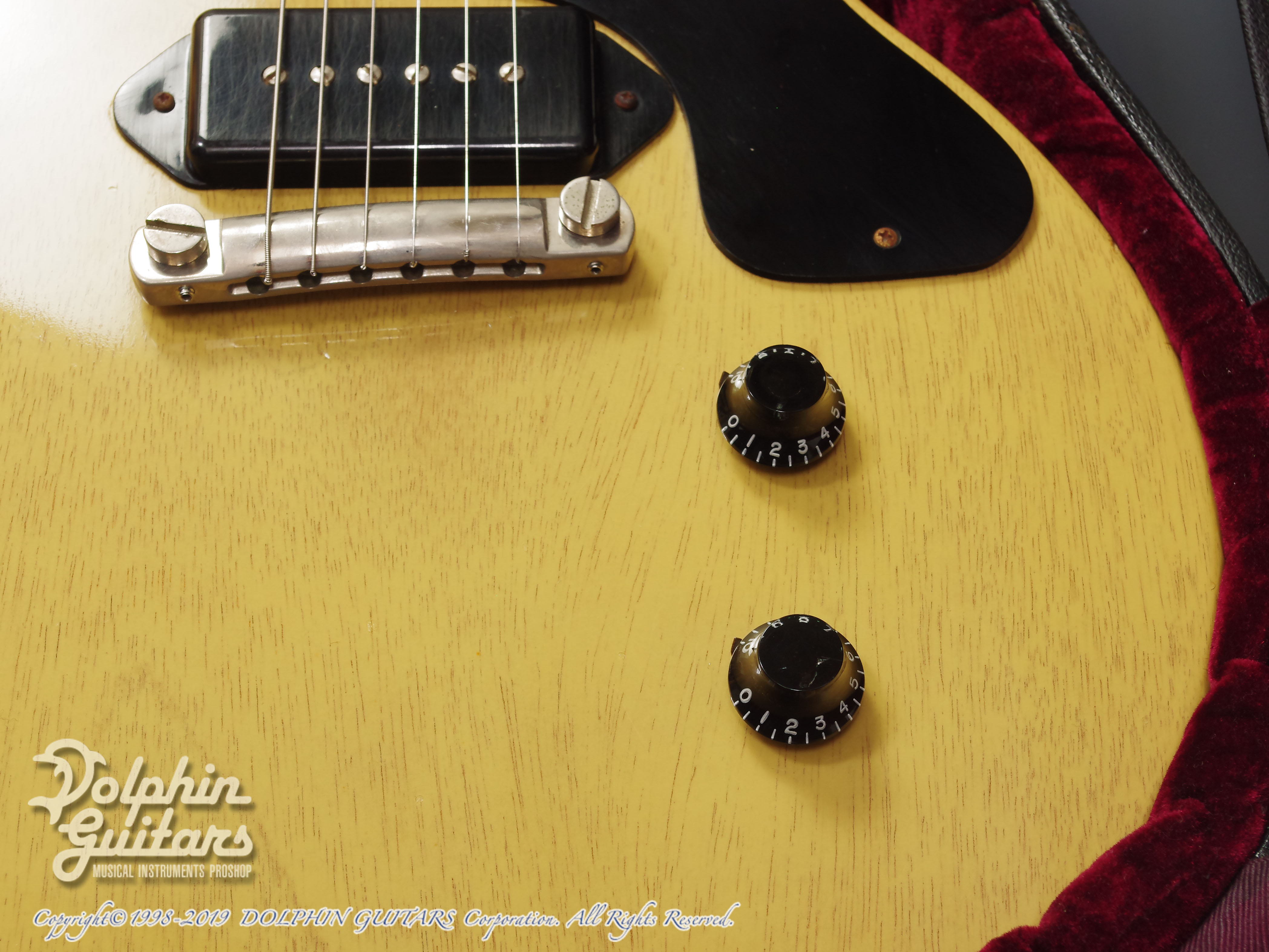 Gibson Custom Shop 1958 Les Paul Junior Double Cutaway (TV Yellow