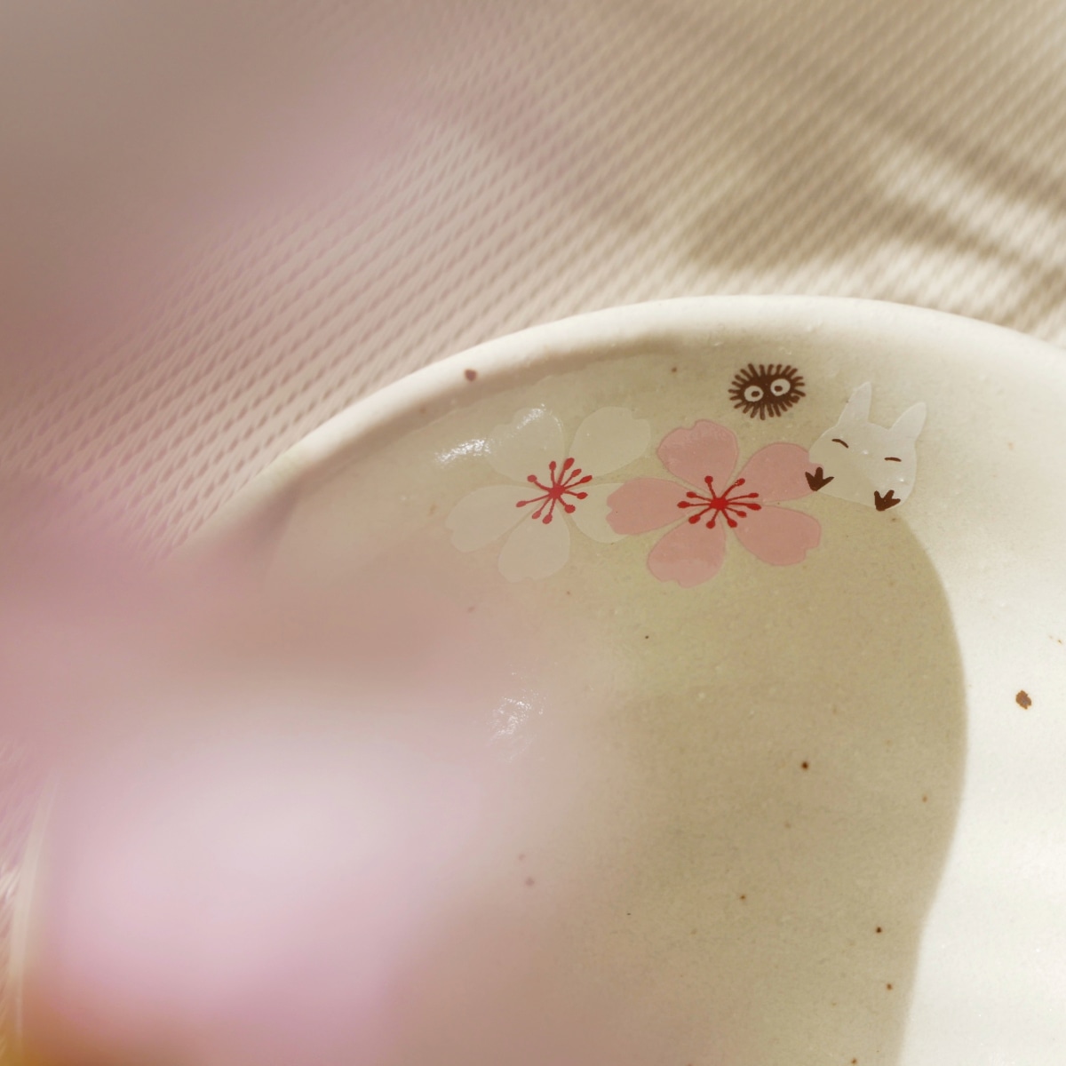 となりのトトロ お茶碗 和風桜柄 美濃焼 CHMR1 | どんぐり共和国そらの