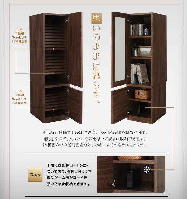 キャビネットが選べるテレビボードシリーズ add9 アドナイン - 家具