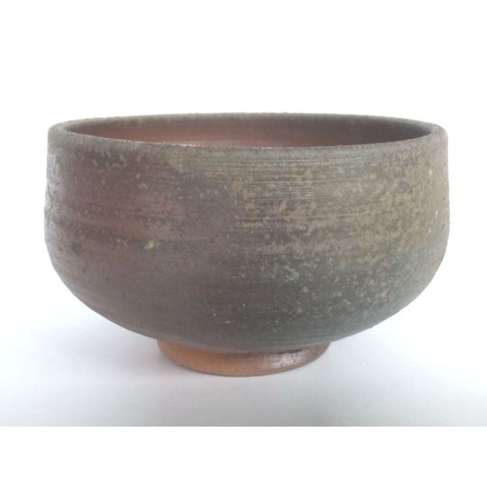 焼〆（やきしめ) 抹茶碗 勝斎作 台ヶ森焼｜陶器/莫迦焼締/陶製音響器/