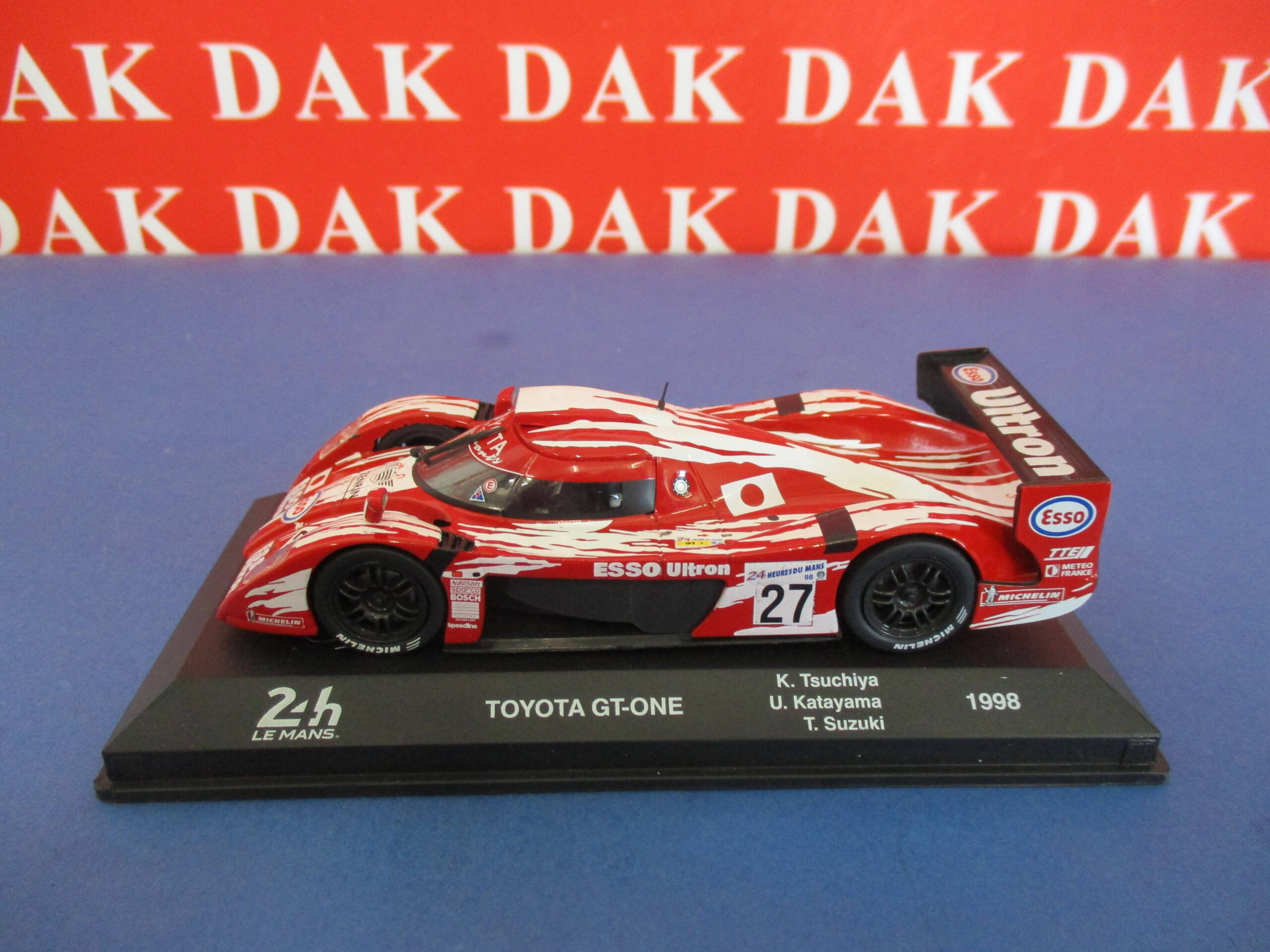 Die cast 1/43 Modellino Auto Toyota GT-One 24H Le Mans 1998 T