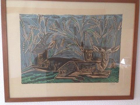 ゴルフ テーマ カラーリトグラフ 絵画 2点セット ゴルフ テーマ カラー