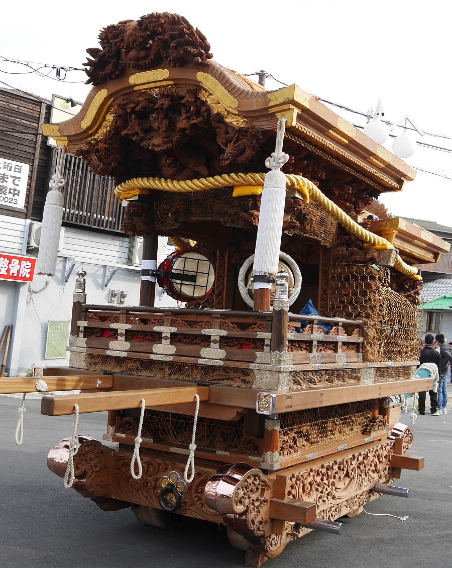 野田区先代地車搬出