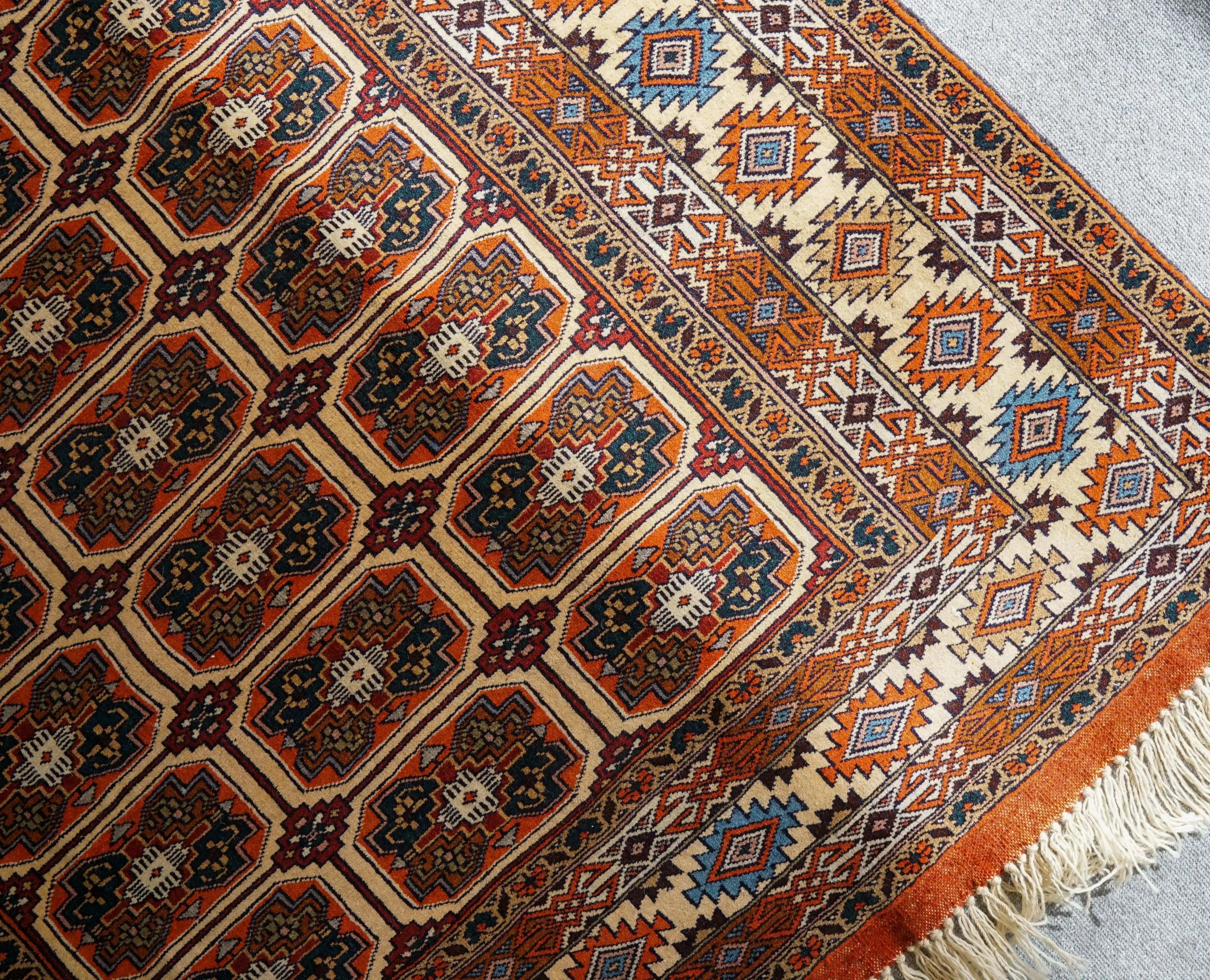 174×120cm トルクメン ボハラ 手織り絨毯 - Decorworks