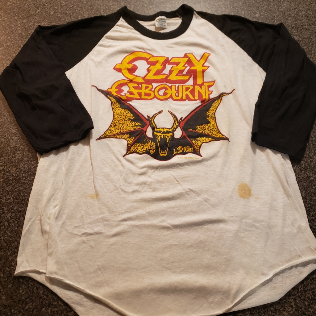 Vintage Ozzy Osbourne and Black Sabbath T-Shirt Collection