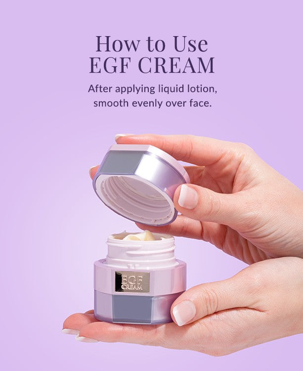 EGF Face Cream | Peptide Moisturizer for Dry Skin | DHC