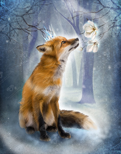 Ancestral Snow Blossom – Diamond Art Club