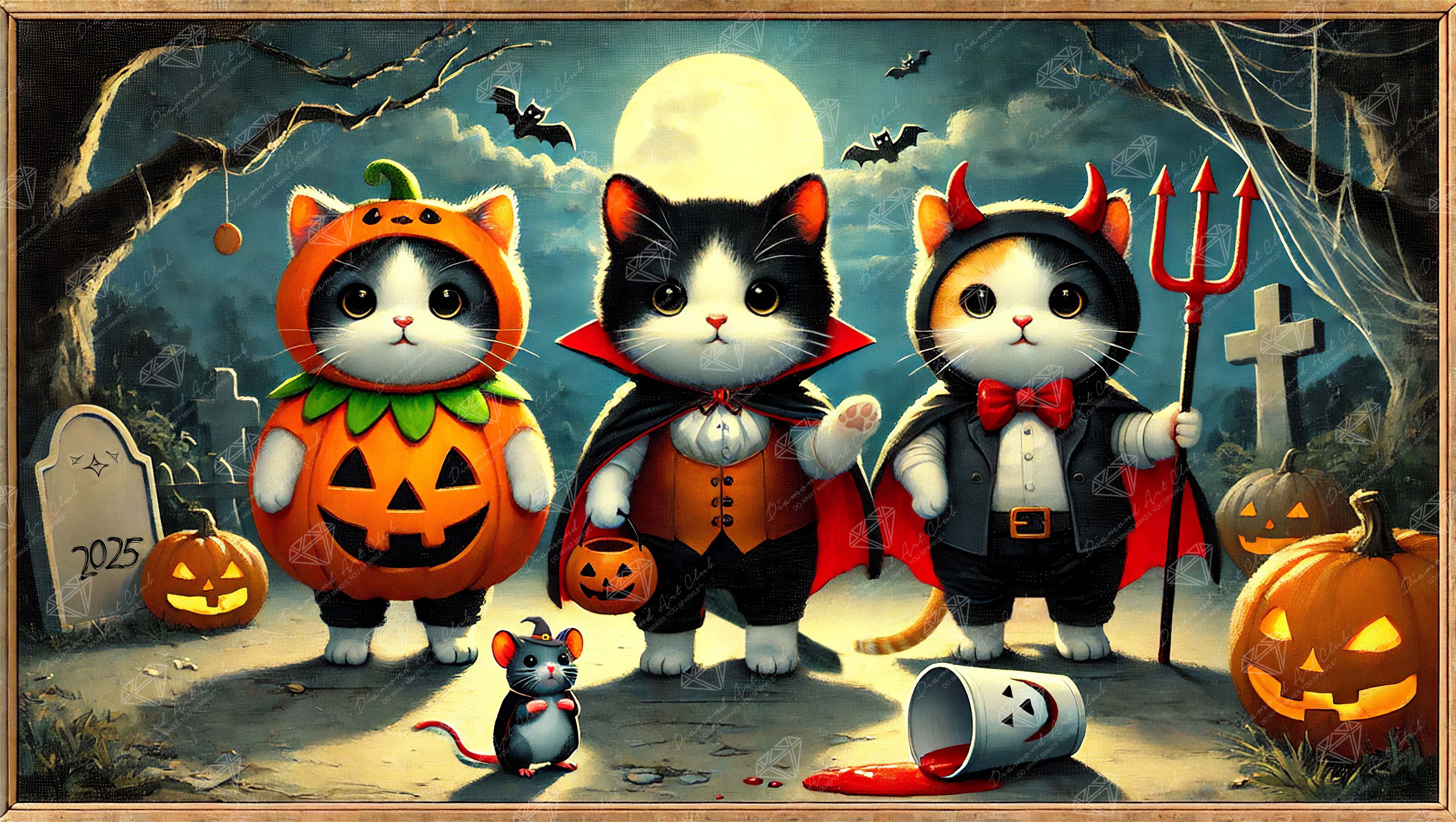Kittens in Costumes – Diamond Art Club