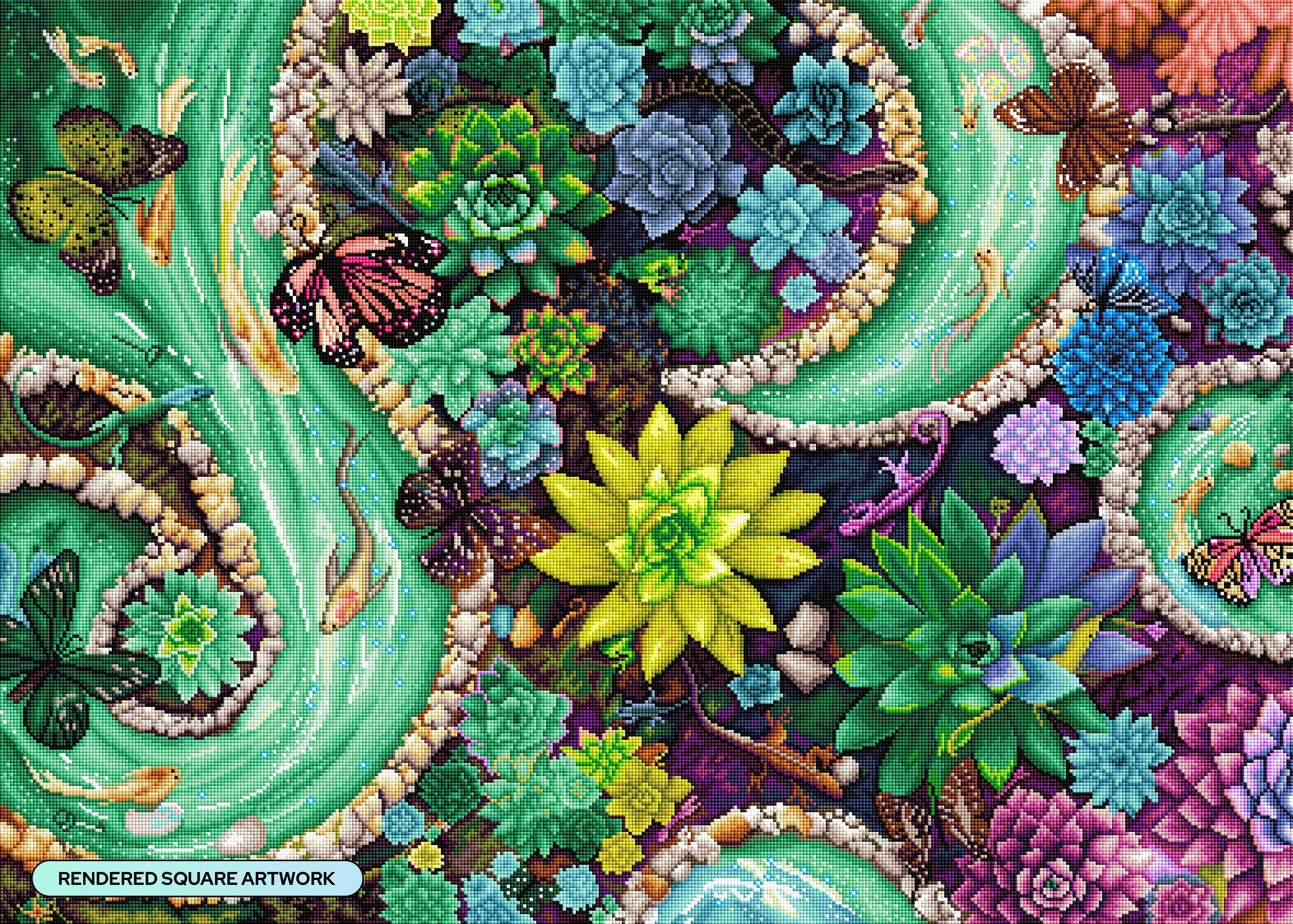 Little Lizard Garden – Diamond Art Club