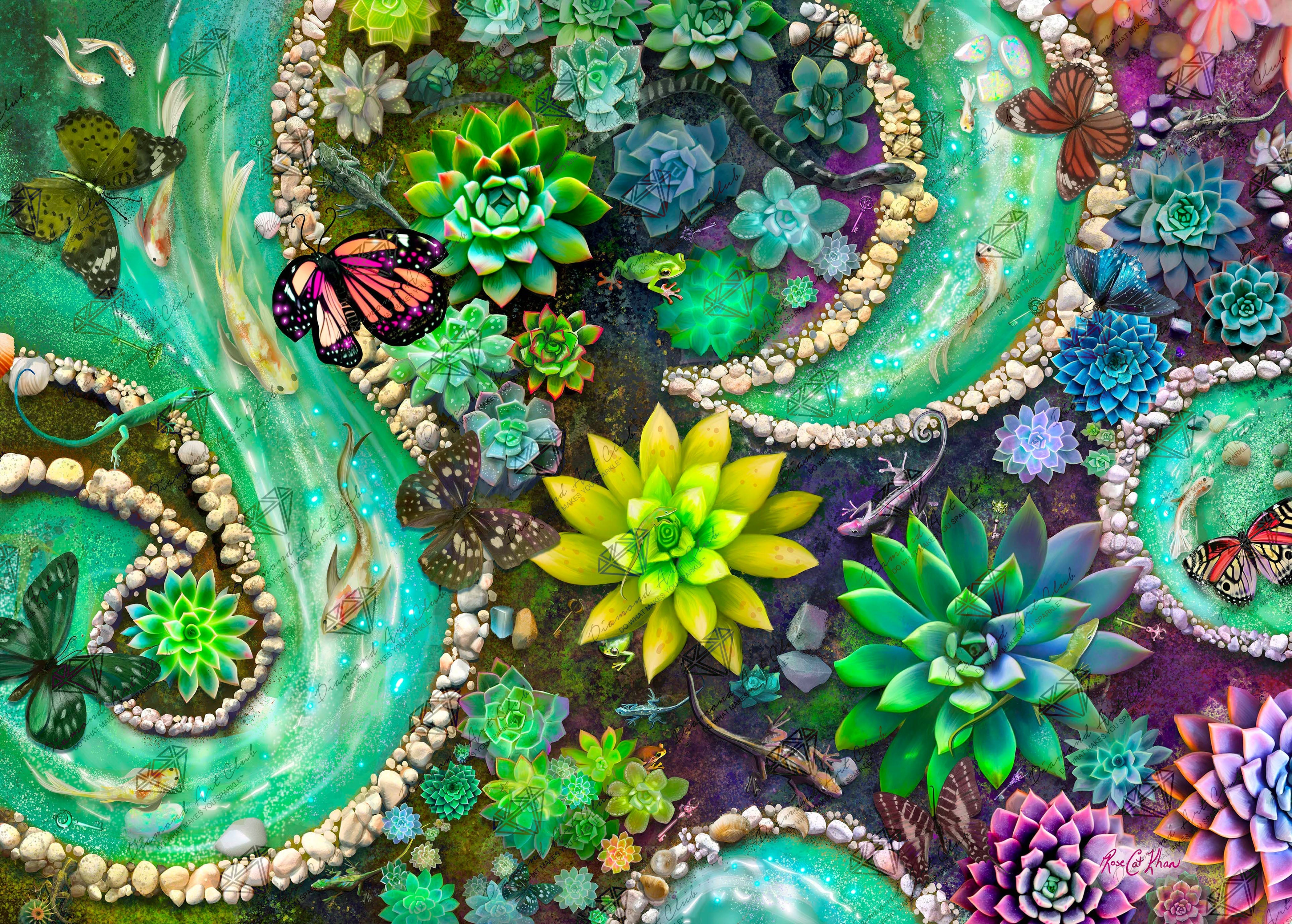 Little Lizard Garden – Diamond Art Club