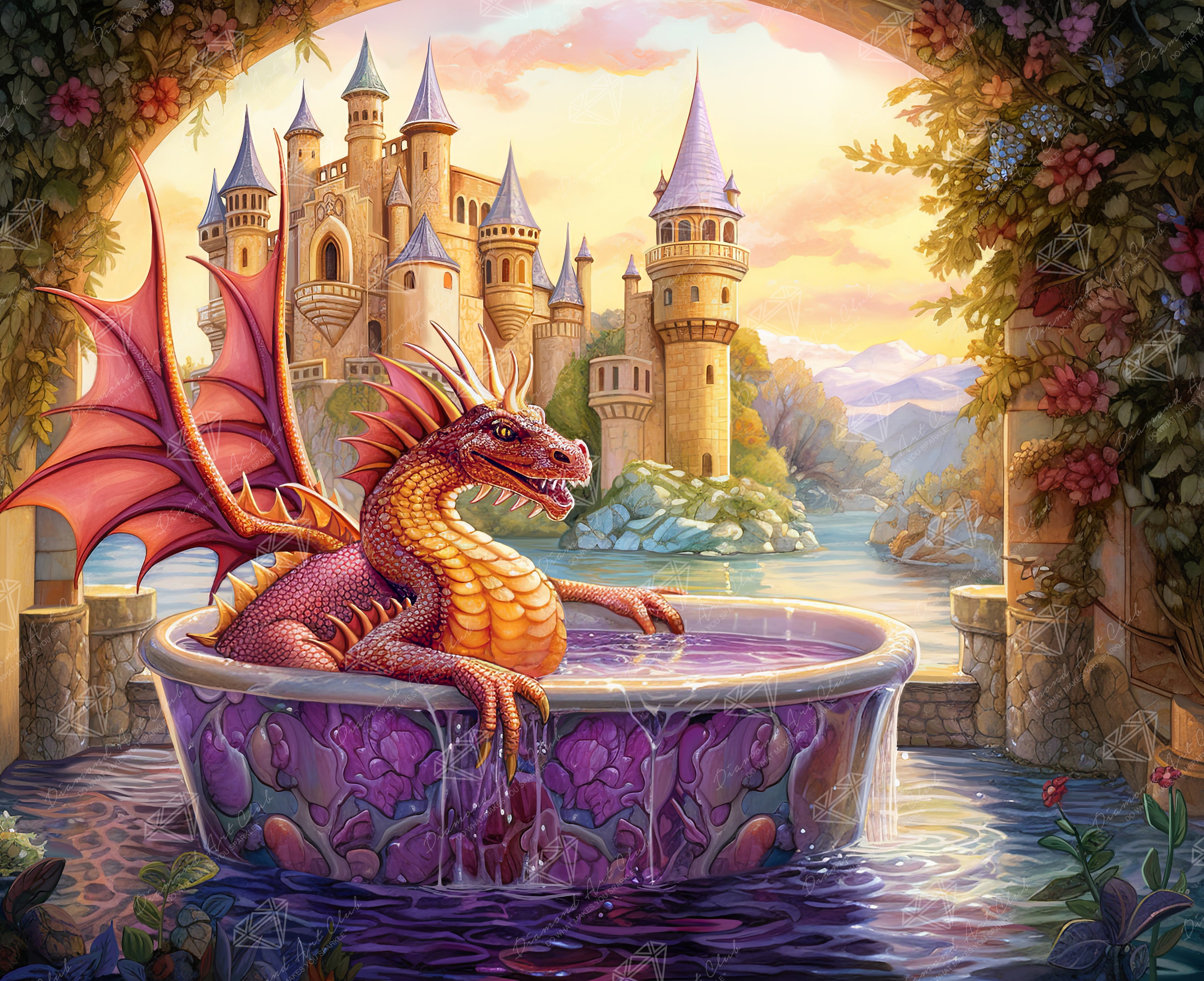 Relaxing Royal Dragon – Diamond Art Club